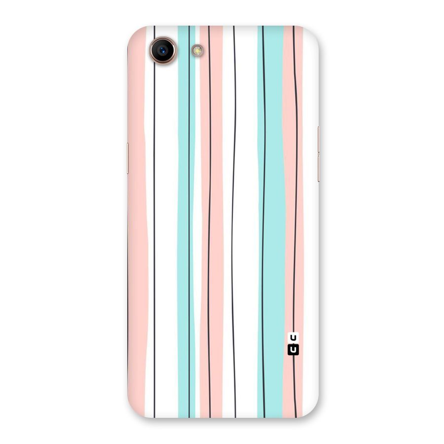 Pastel Tri Stripes Back Case for Oppo A83 (2018)