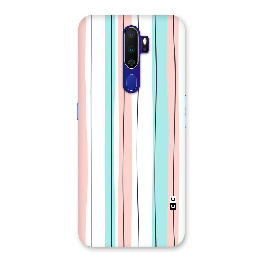 Pastel Tri Stripes Back Case for Oppo A9 (2020)