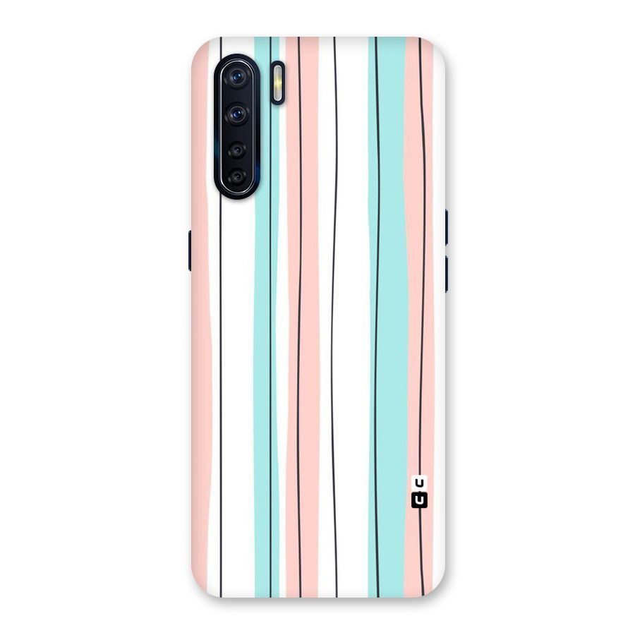 Pastel Tri Stripes Back Case for Oppo F15