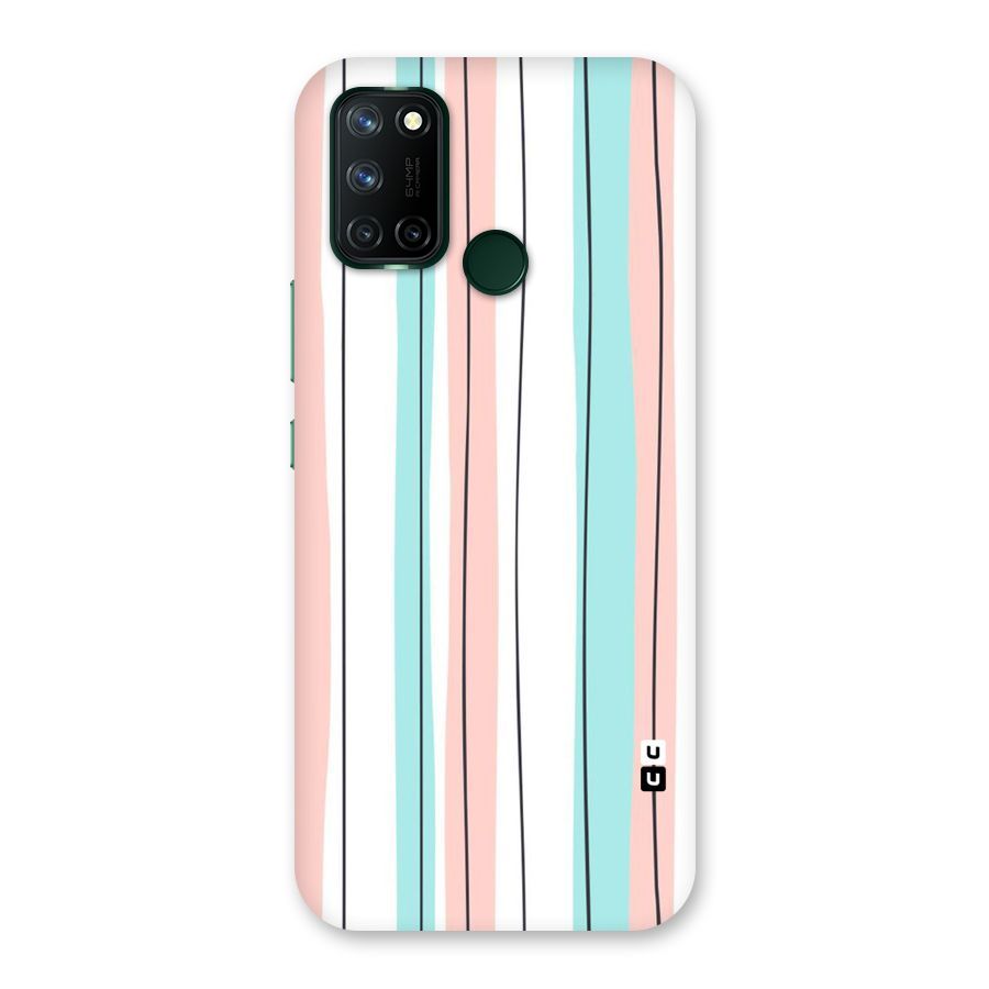 Pastel Tri Stripes Back Case for Realme 7i