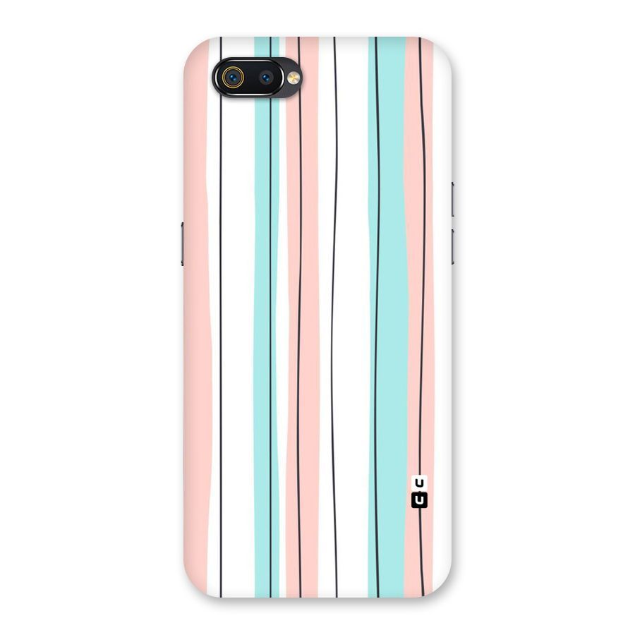 Pastel Tri Stripes Back Case for Realme C2