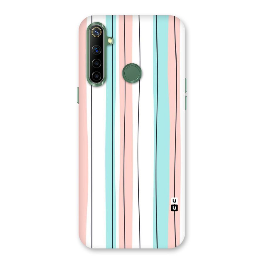 Pastel Tri Stripes Back Case for Realme Narzo 10
