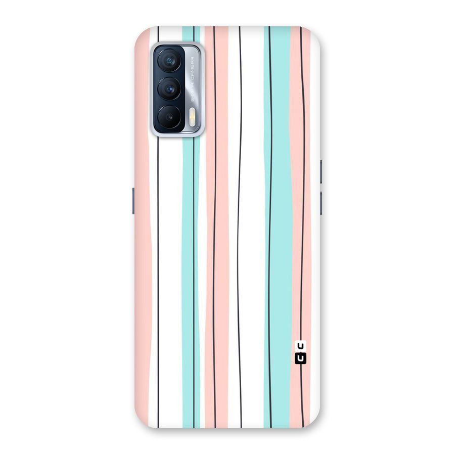 Pastel Tri Stripes Back Case for Realme X7