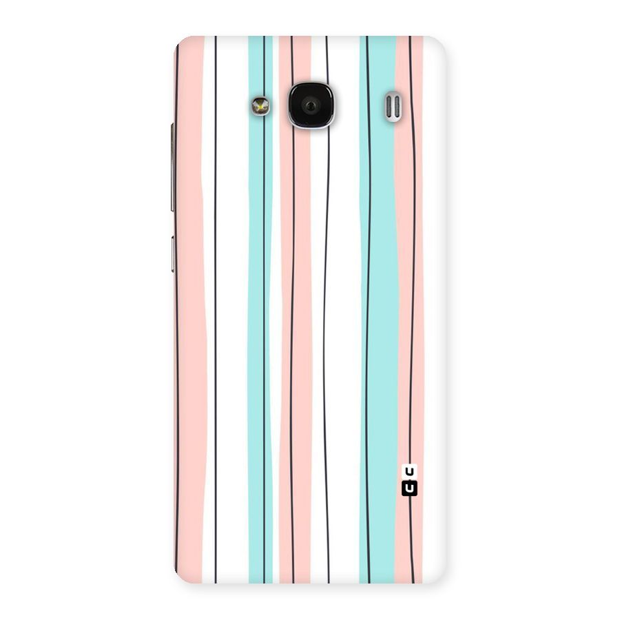 Pastel Tri Stripes Back Case for Redmi 2 Prime