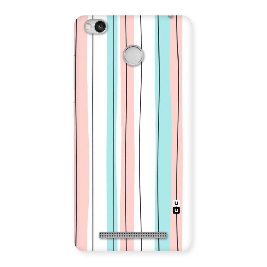 Pastel Tri Stripes Back Case for Redmi 3S Prime