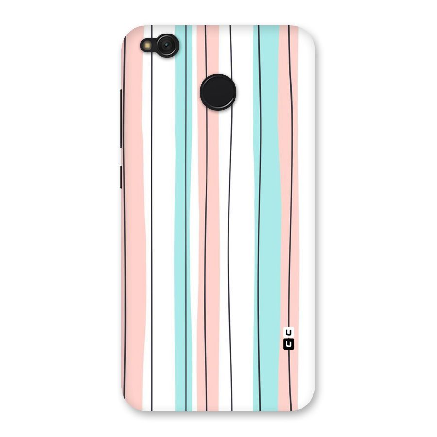 Pastel Tri Stripes Back Case for Redmi 4