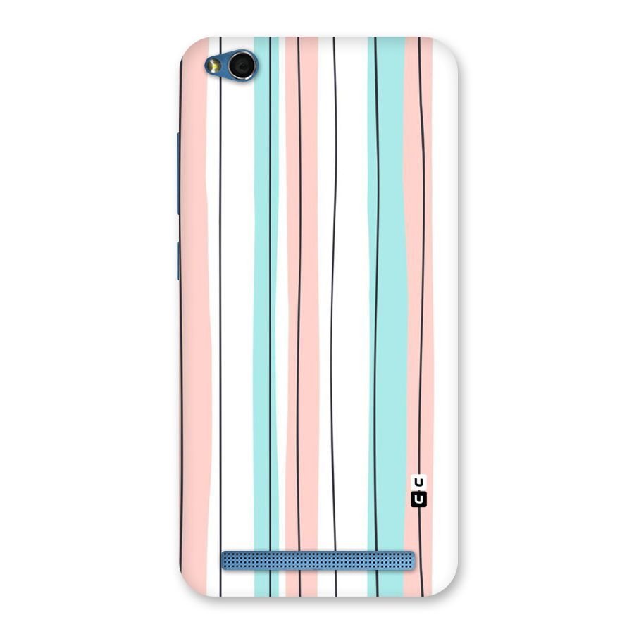 Pastel Tri Stripes Back Case for Redmi 5A