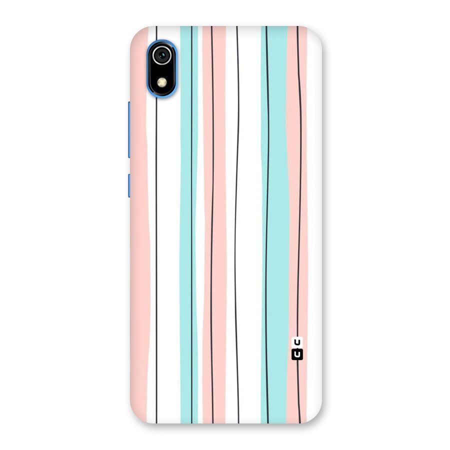 Pastel Tri Stripes Back Case for Redmi 7A