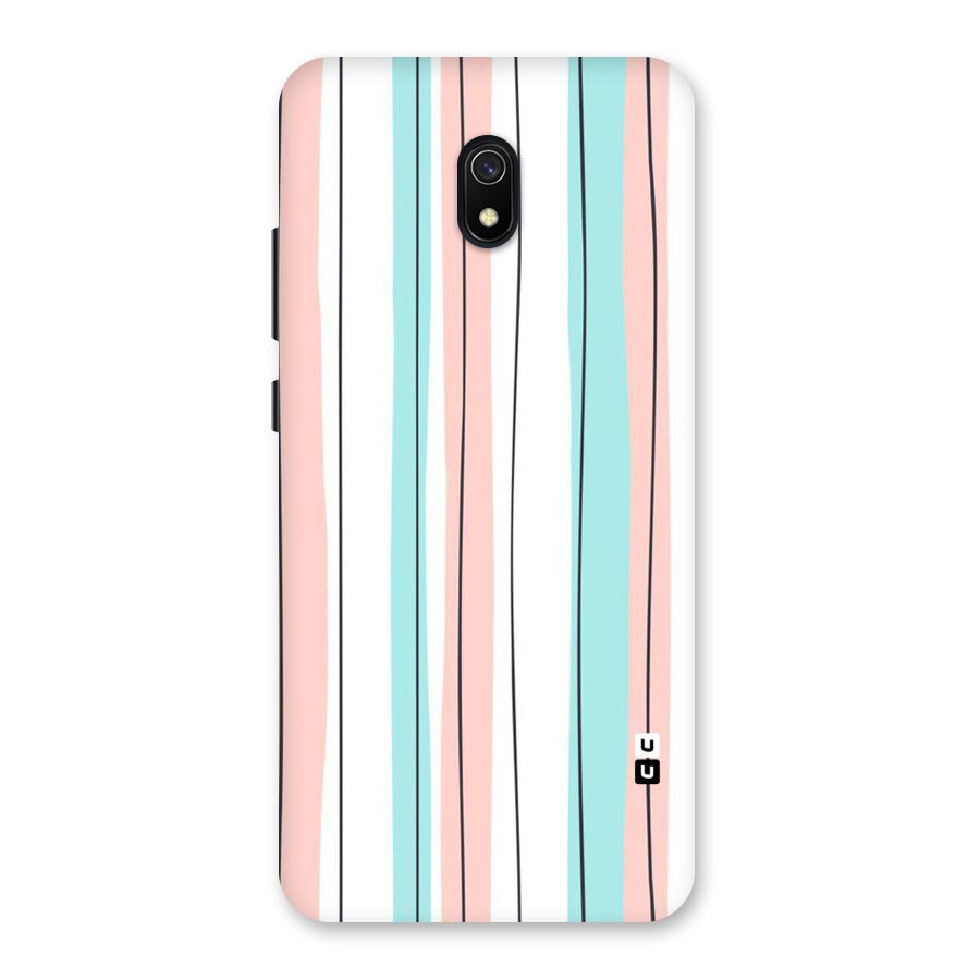 Pastel Tri Stripes Back Case for Redmi 8A