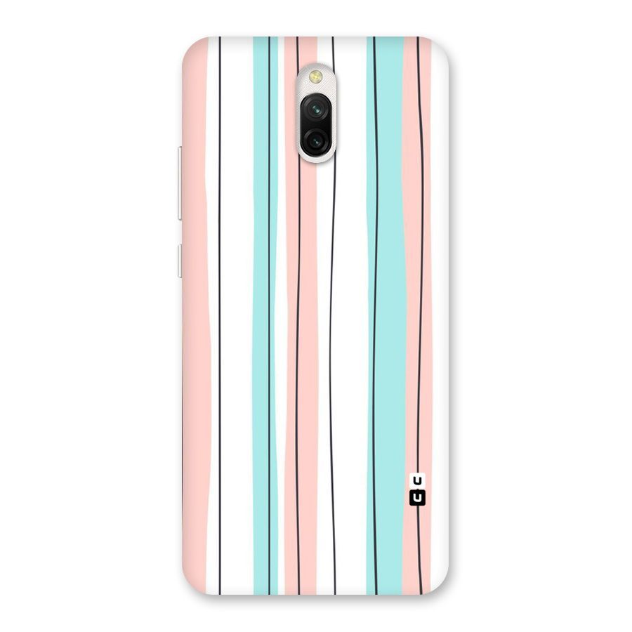Pastel Tri Stripes Back Case for Redmi 8A Dual