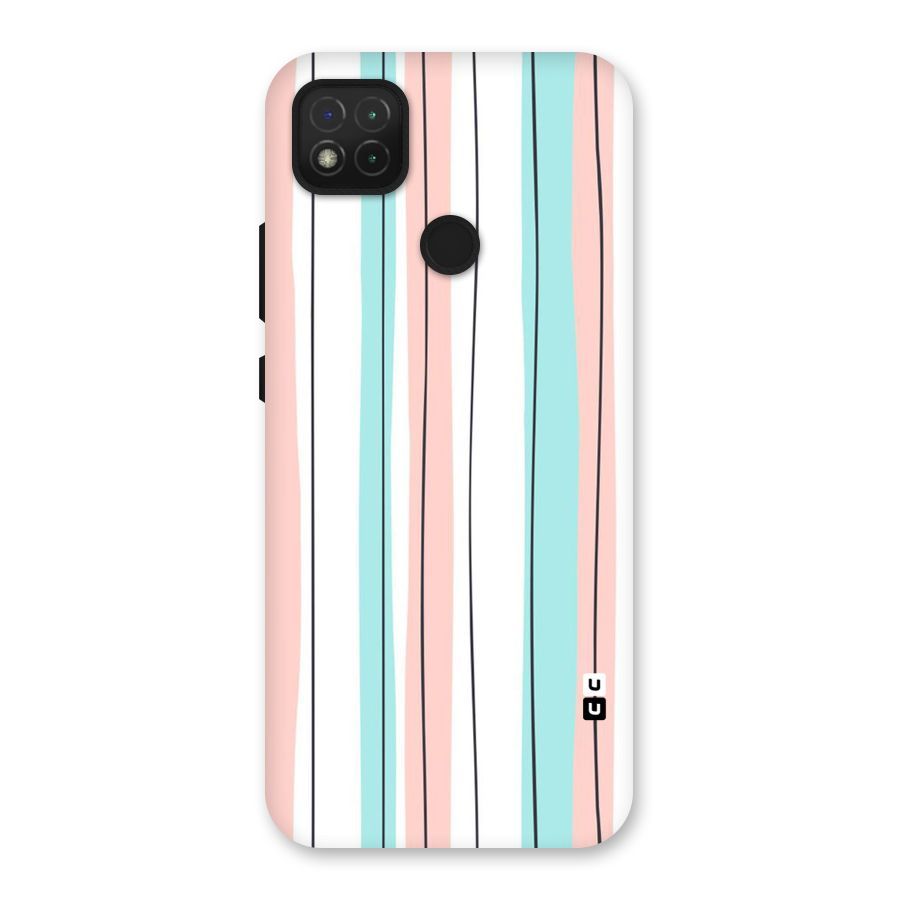 Pastel Tri Stripes Back Case for Redmi 9