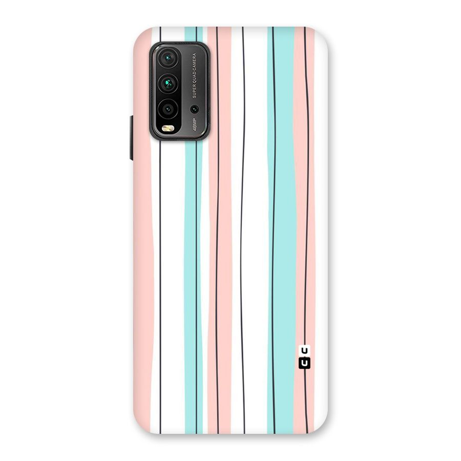 Pastel Tri Stripes Back Case for Redmi 9 Power