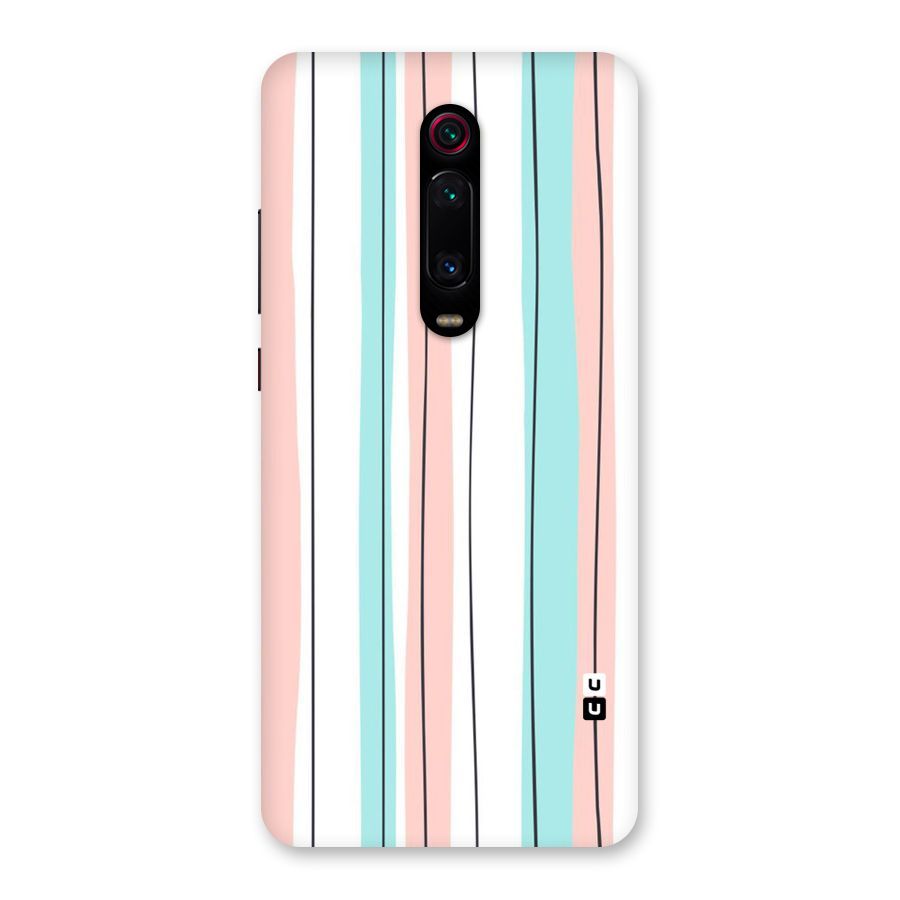 Pastel Tri Stripes Back Case for Redmi K20 Pro