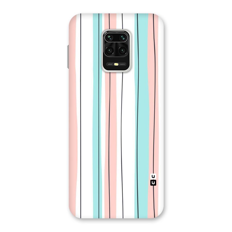 Pastel Tri Stripes Back Case for Redmi Note 9 Pro Max