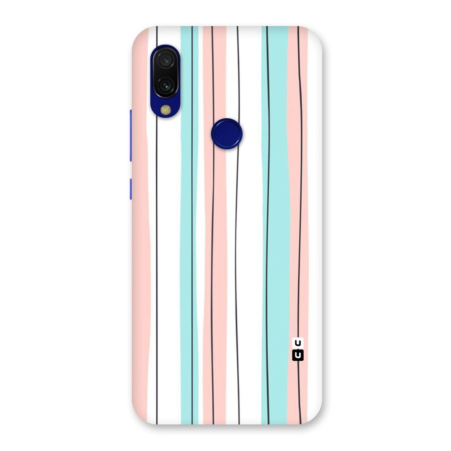 Pastel Tri Stripes Back Case for Redmi Y3