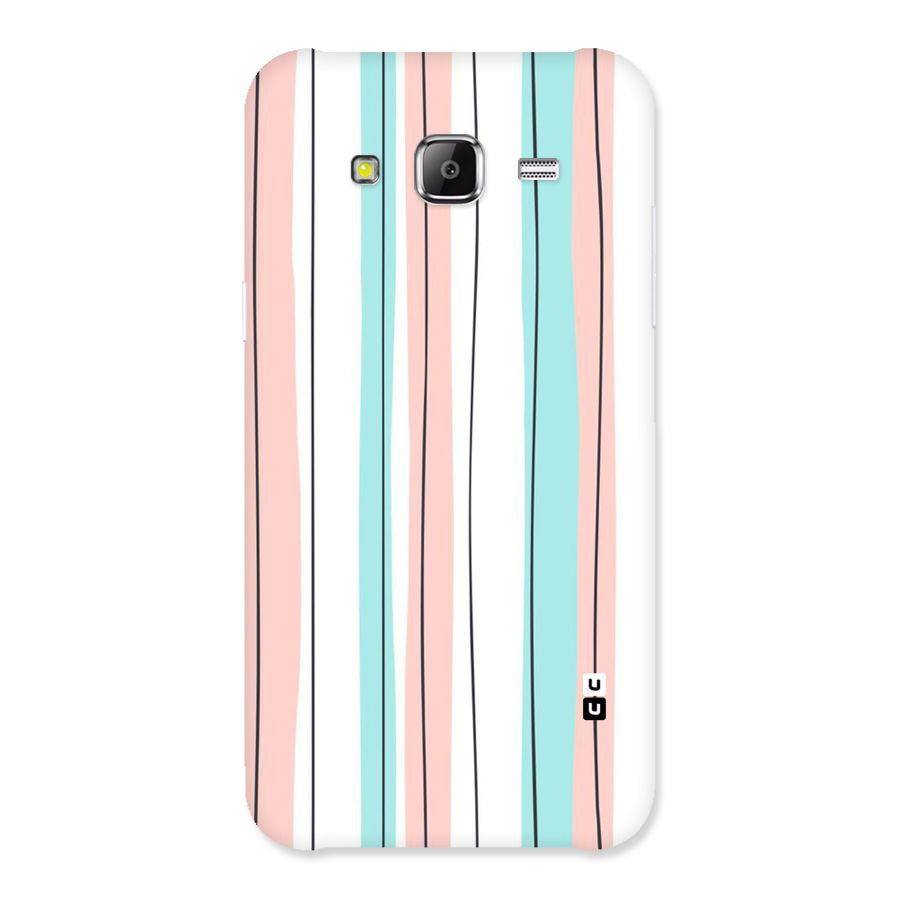 Pastel Tri Stripes Back Case for Samsung Galaxy J2 Prime