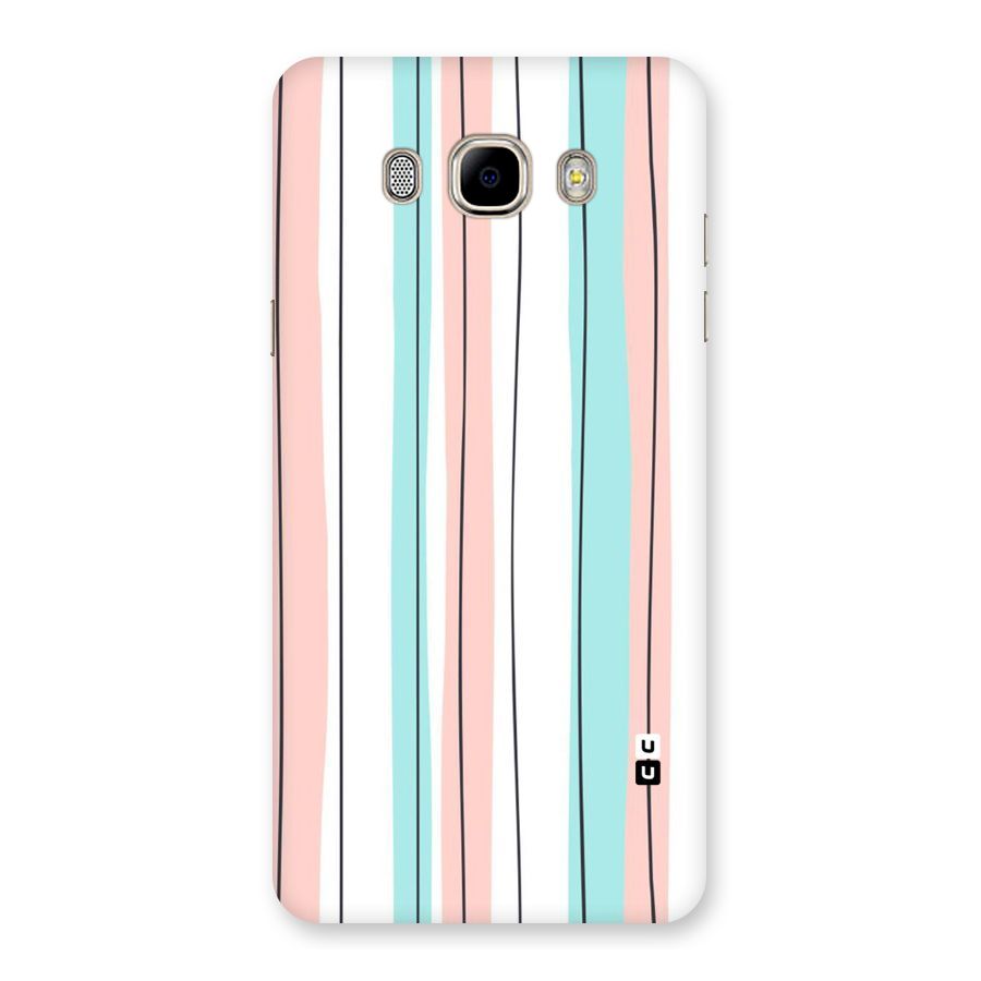 Pastel Tri Stripes Back Case for Samsung Galaxy J7 2016
