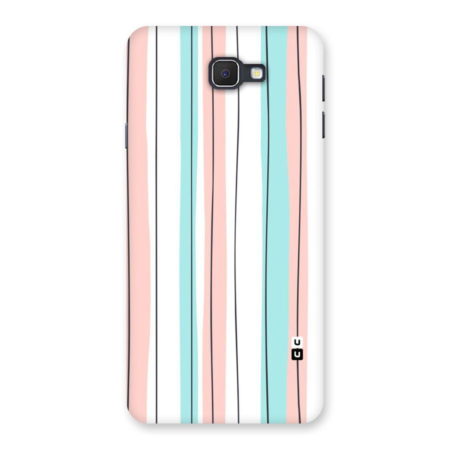 Pastel Tri Stripes Back Case for Samsung Galaxy J7 Prime
