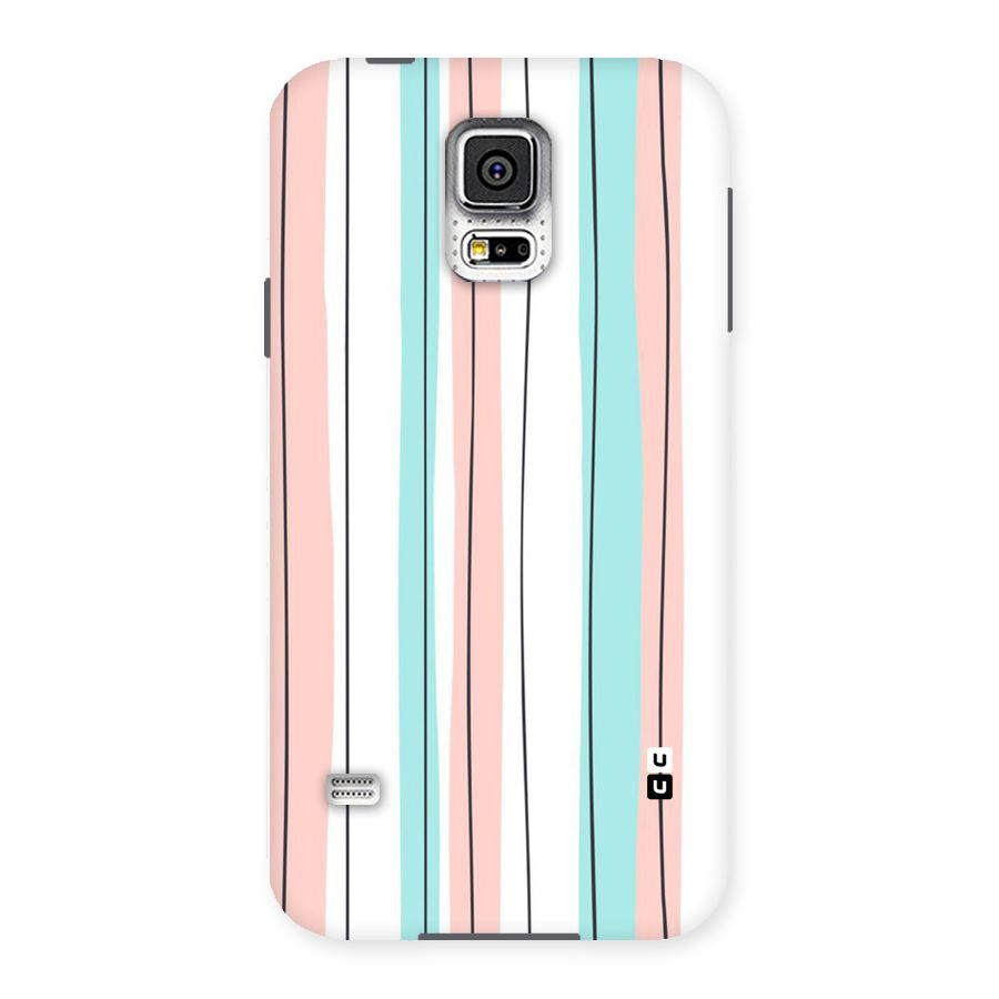 Pastel Tri Stripes Back Case for Samsung Galaxy S5