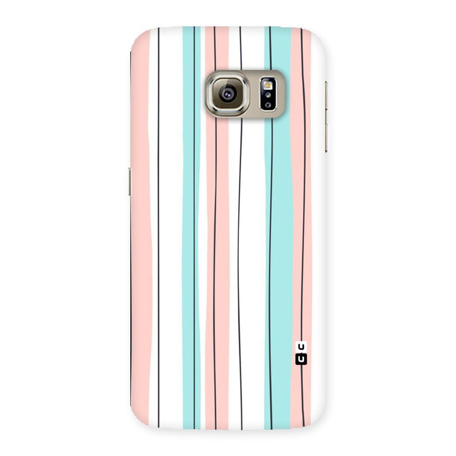 Pastel Tri Stripes Back Case for Samsung Galaxy S6 Edge