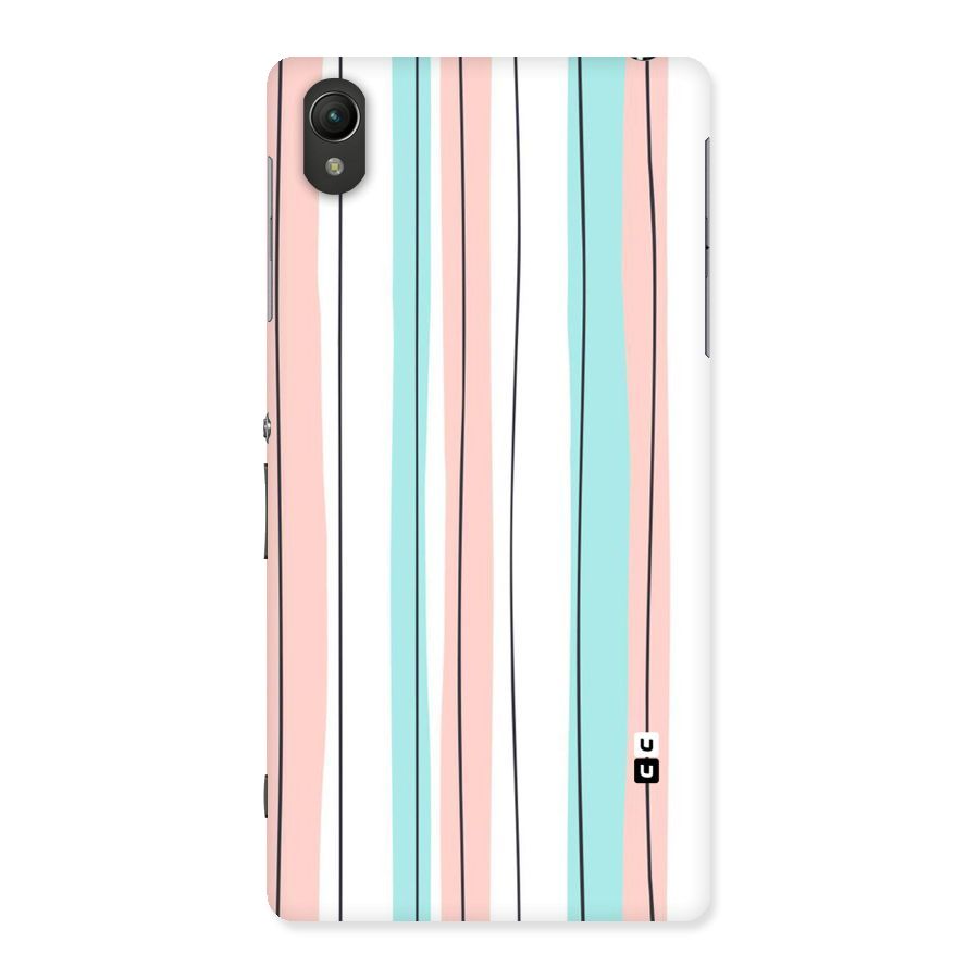 Pastel Tri Stripes Back Case for Sony Xperia Z2