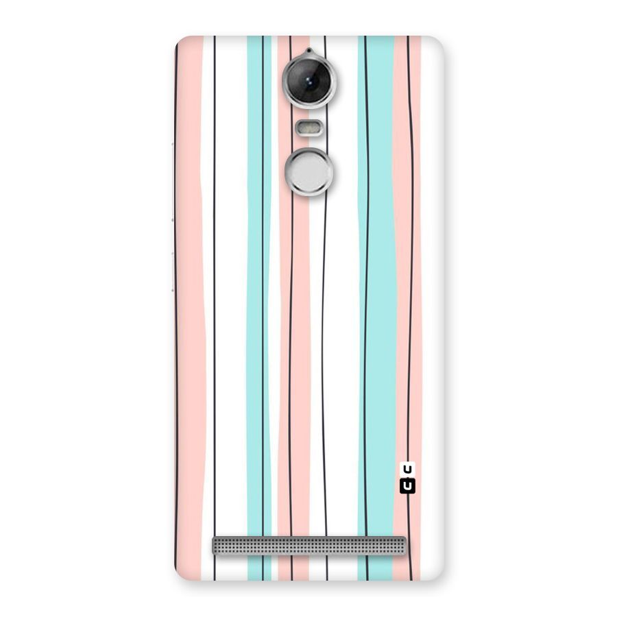 Pastel Tri Stripes Back Case for Vibe K5 Note
