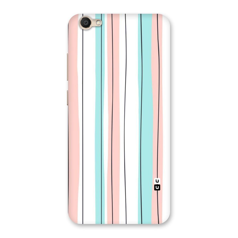 Pastel Tri Stripes Back Case for Vivo V5