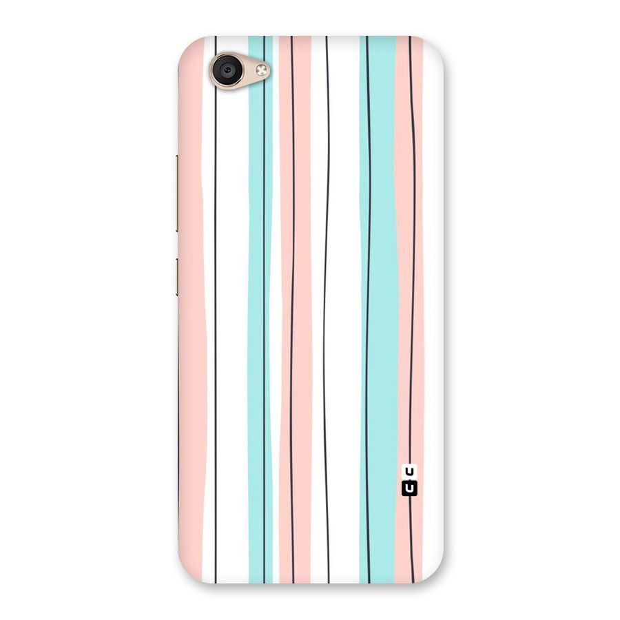 Pastel Tri Stripes Back Case for Vivo V5 Plus