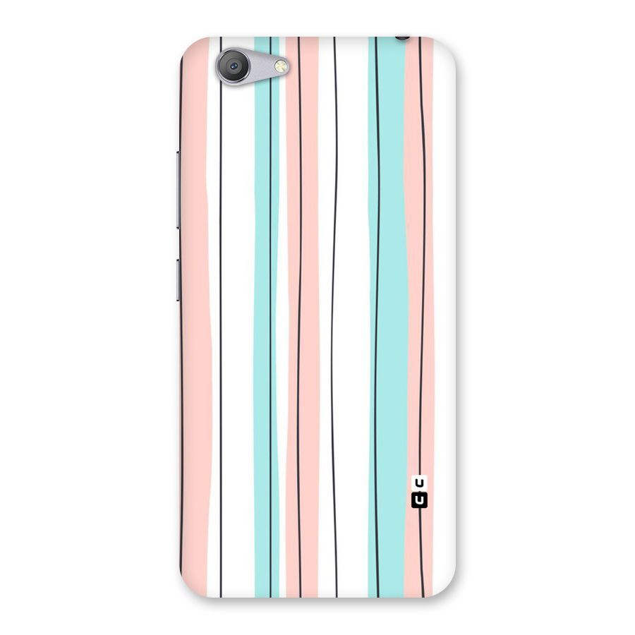 Pastel Tri Stripes Back Case for Vivo Y53
