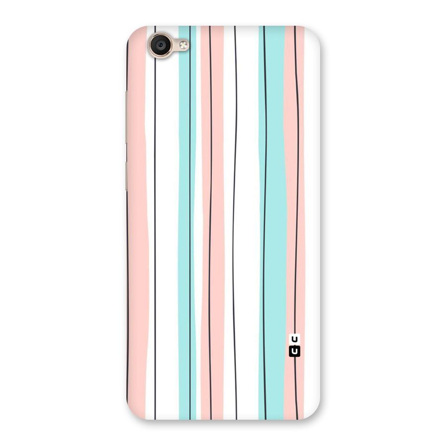 Pastel Tri Stripes Back Case for Vivo Y55L