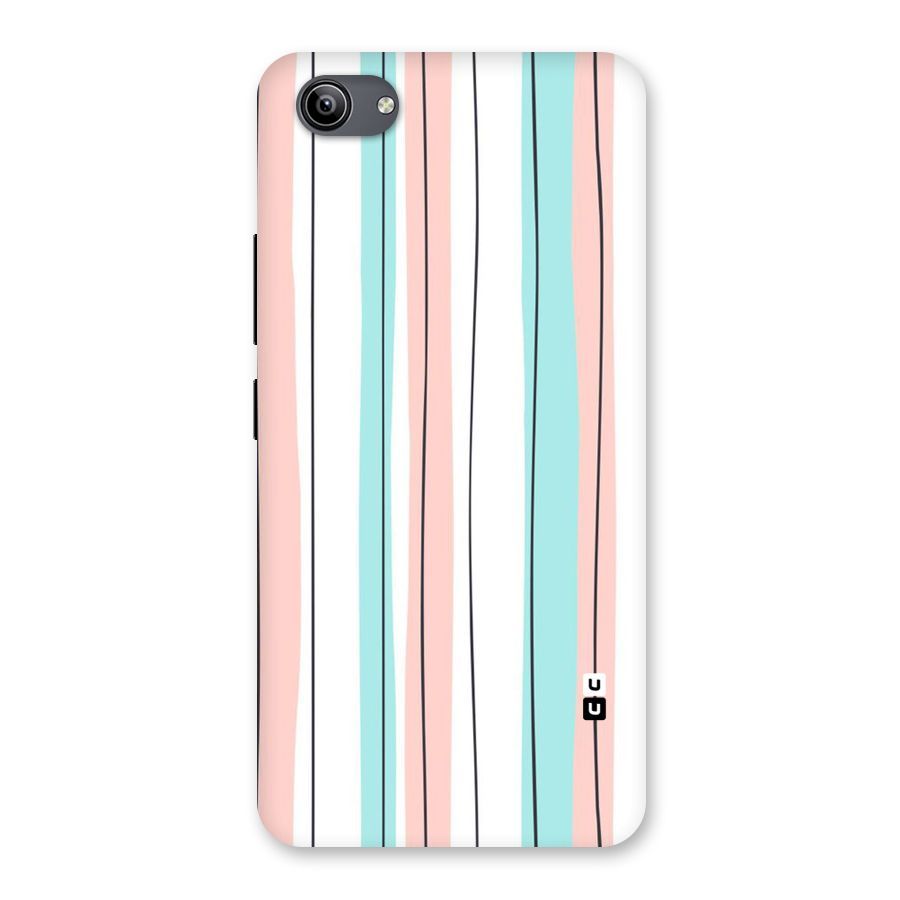 Pastel Tri Stripes Back Case for Vivo Y81i