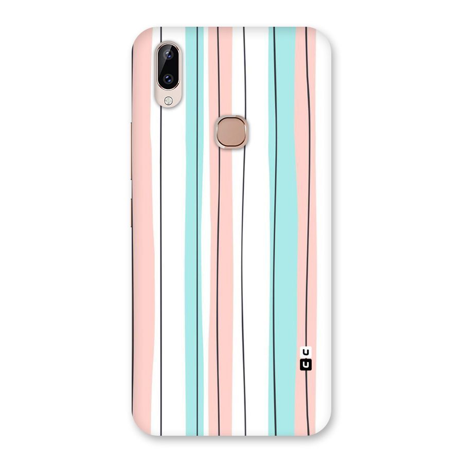 Pastel Tri Stripes Back Case for Vivo Y83 Pro