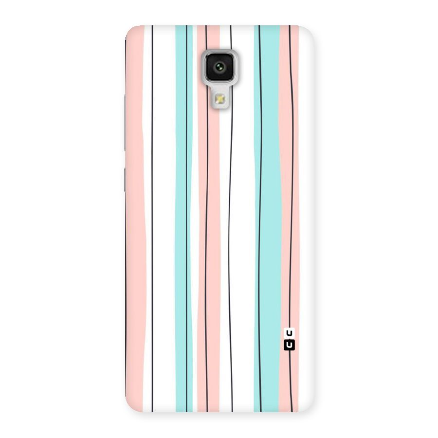 Pastel Tri Stripes Back Case for Xiaomi Mi 4