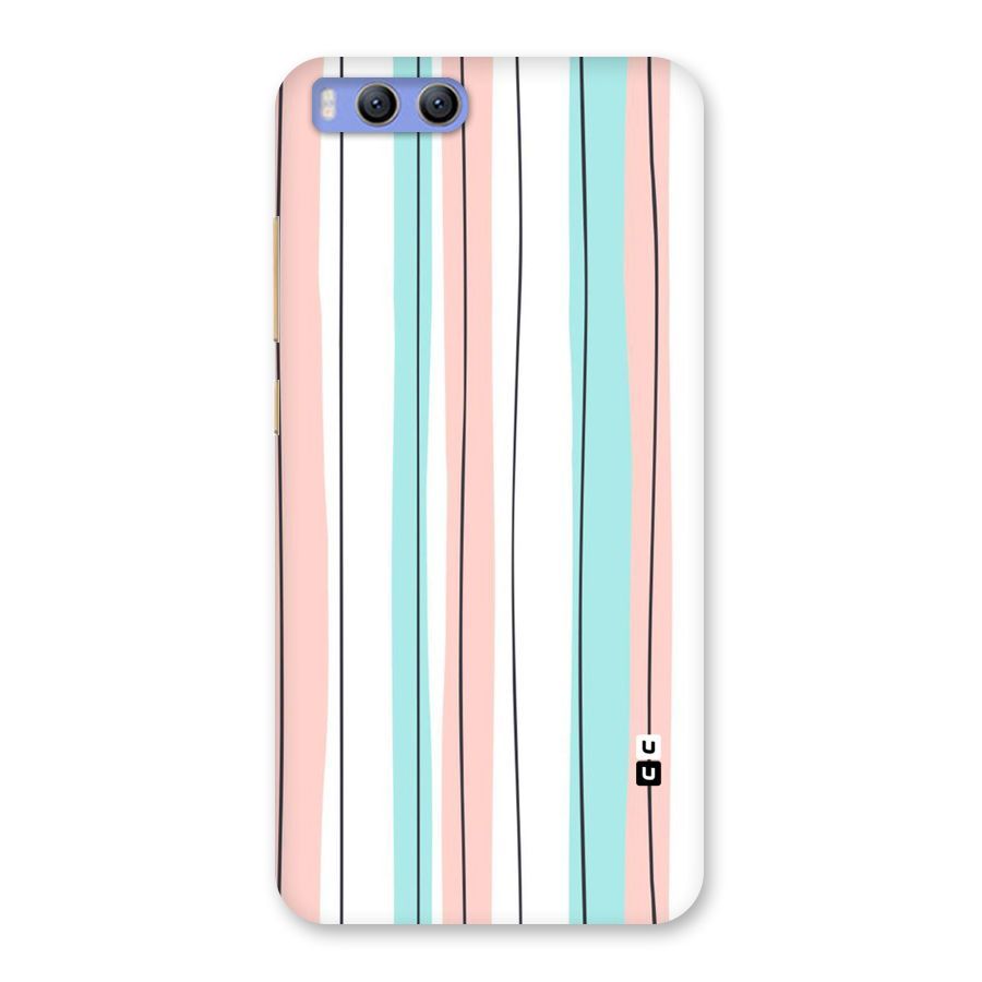 Pastel Tri Stripes Back Case for Xiaomi Mi 6