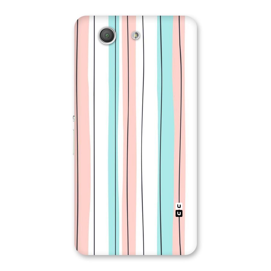 Pastel Tri Stripes Back Case for Xperia Z3 Compact