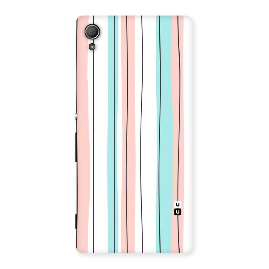 Pastel Tri Stripes Back Case for Xperia Z3 Plus