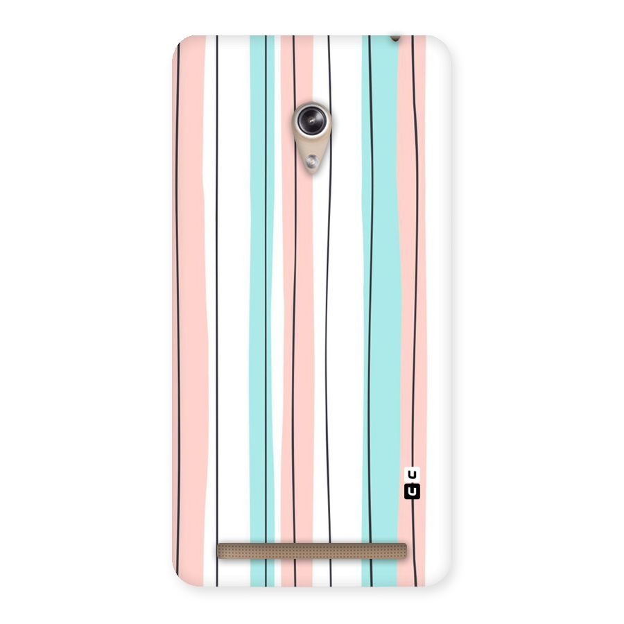 Pastel Tri Stripes Back Case for Zenfone 6