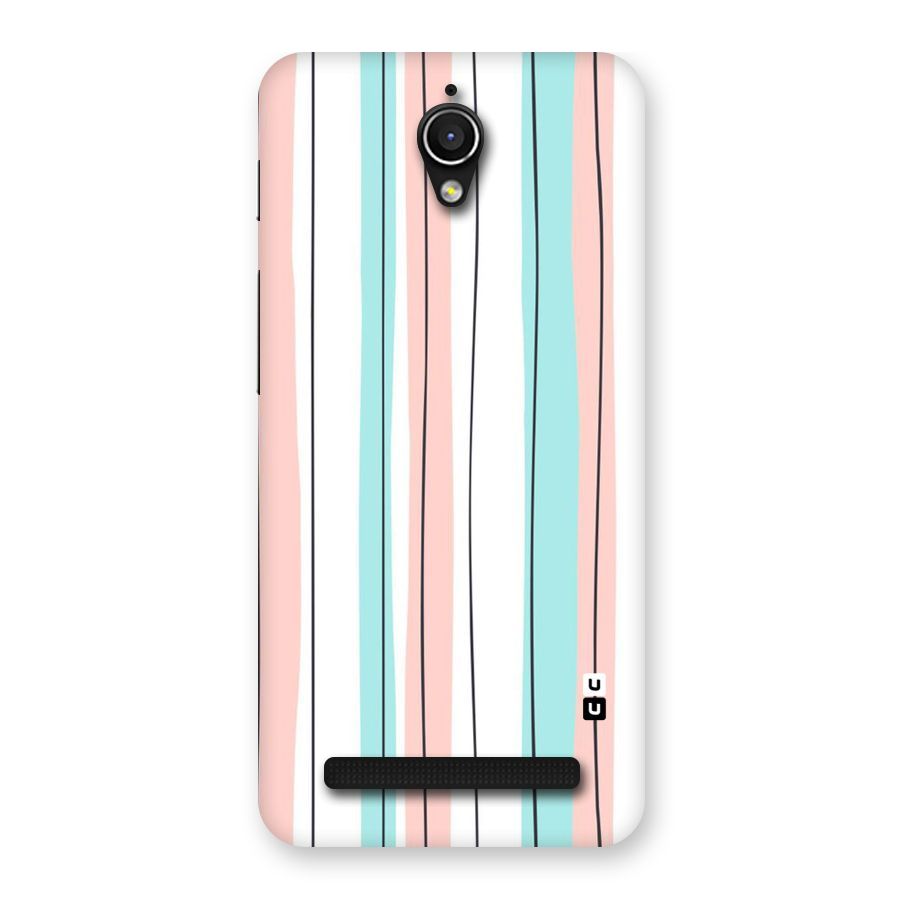 Pastel Tri Stripes Back Case for Zenfone Go