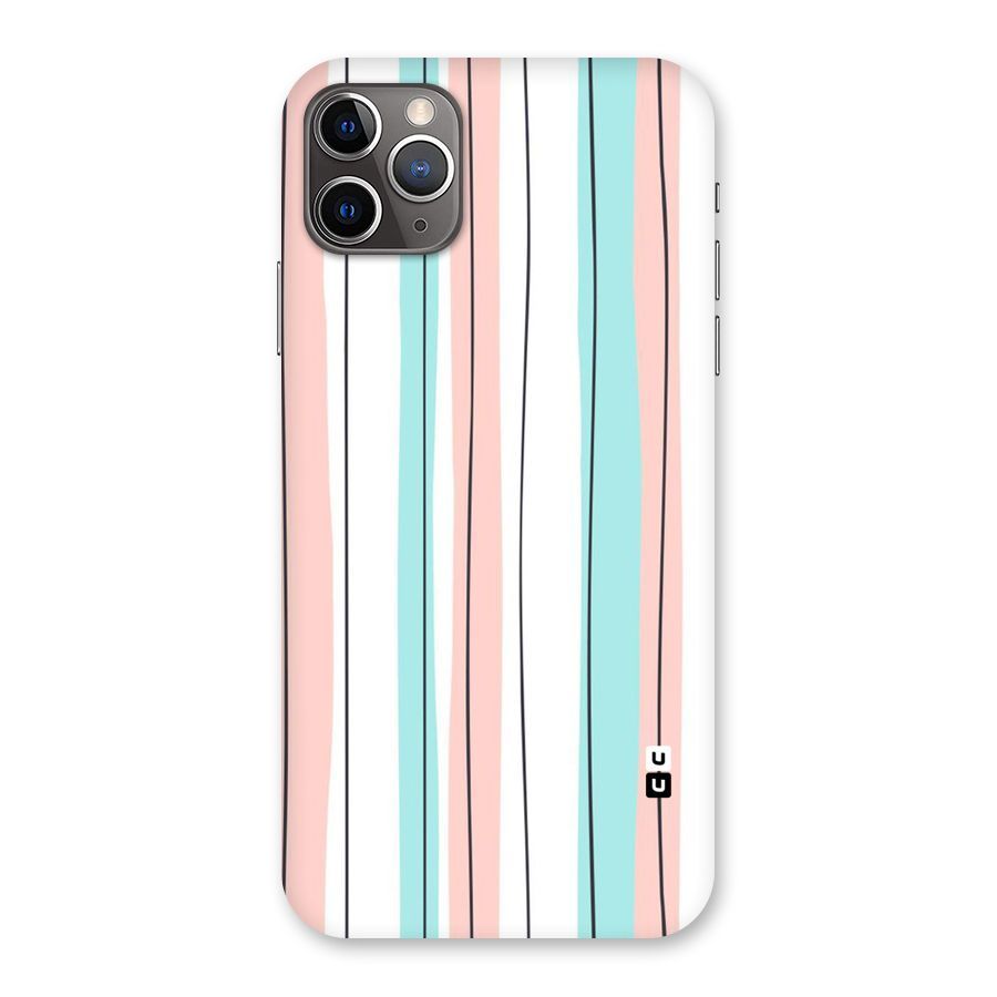 Pastel Tri Stripes Back Case for iPhone 11 Pro Max