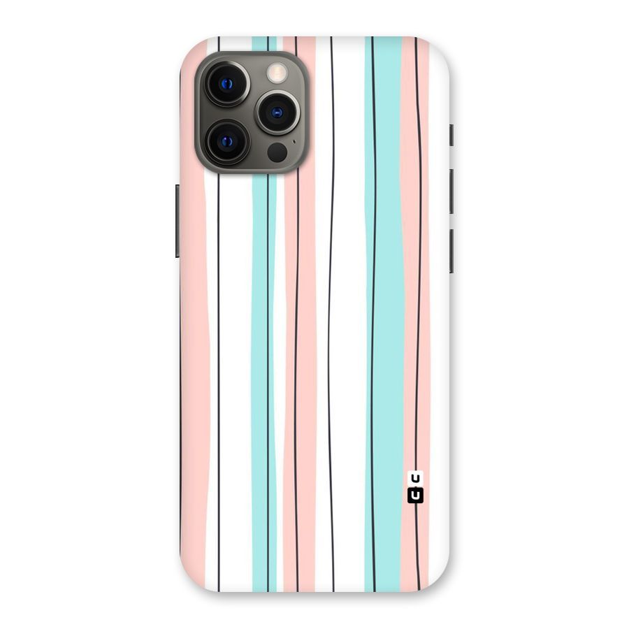 Pastel Tri Stripes Back Case for iPhone 12 Pro Max