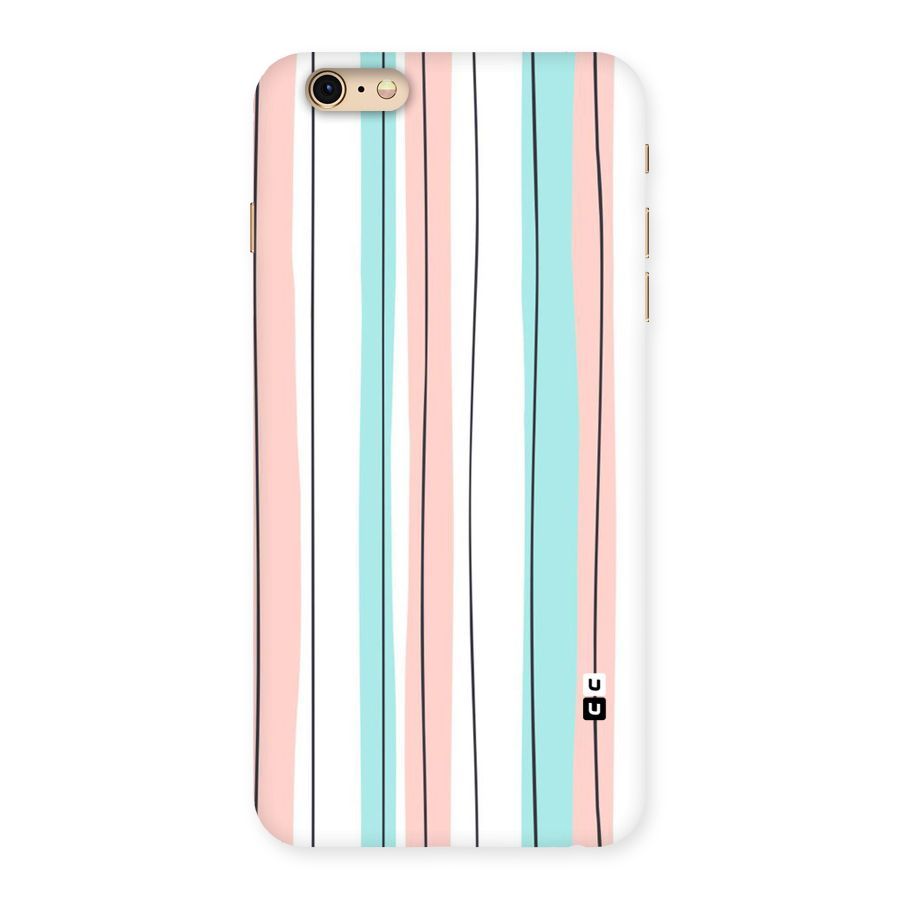 Pastel Tri Stripes Back Case for iPhone 6 Plus 6S Plus