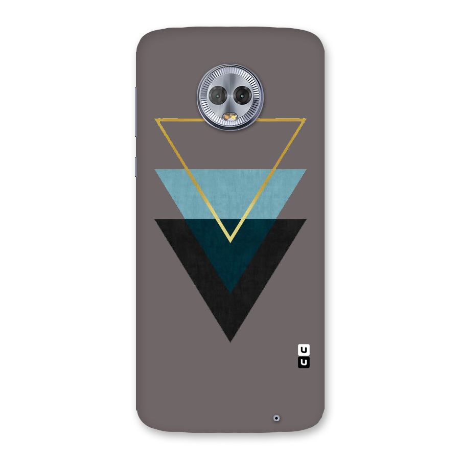 Pastel Triangle Back Case for Moto G6 Plus