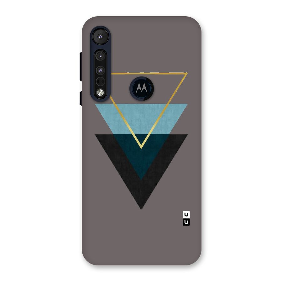 Pastel Triangle Back Case for Motorola One Macro