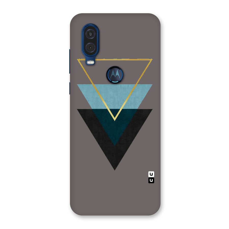 Pastel Triangle Back Case for Motorola One Vision