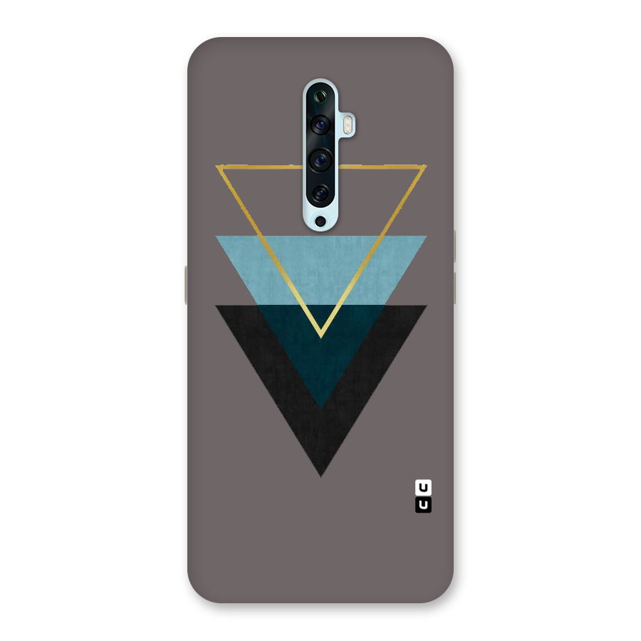 Pastel Triangle Back Case for Oppo Reno2 F