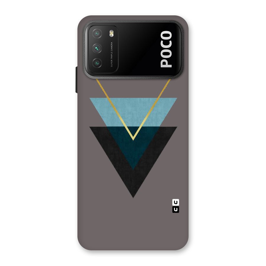 Pastel Triangle Back Case for Poco M3