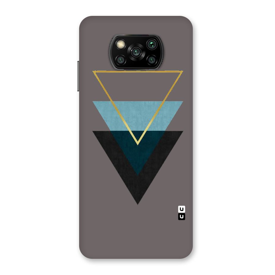 Pastel Triangle Back Case for Poco X3