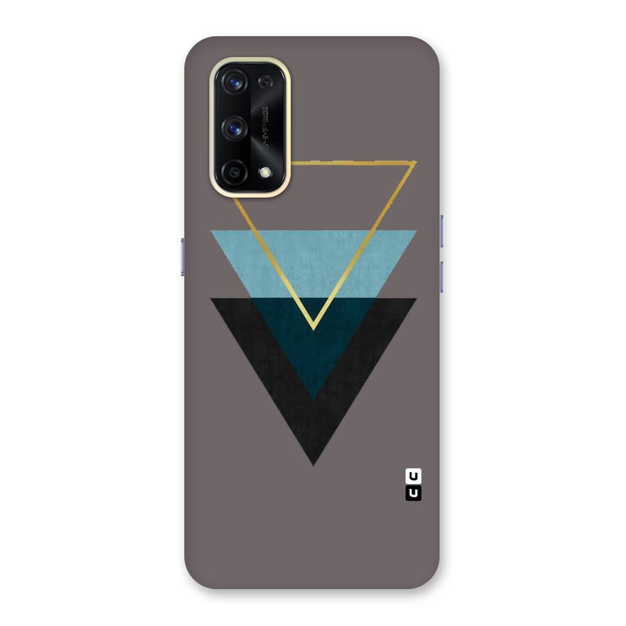Pastel Triangle Glass Back Case for Realme X7 Pro