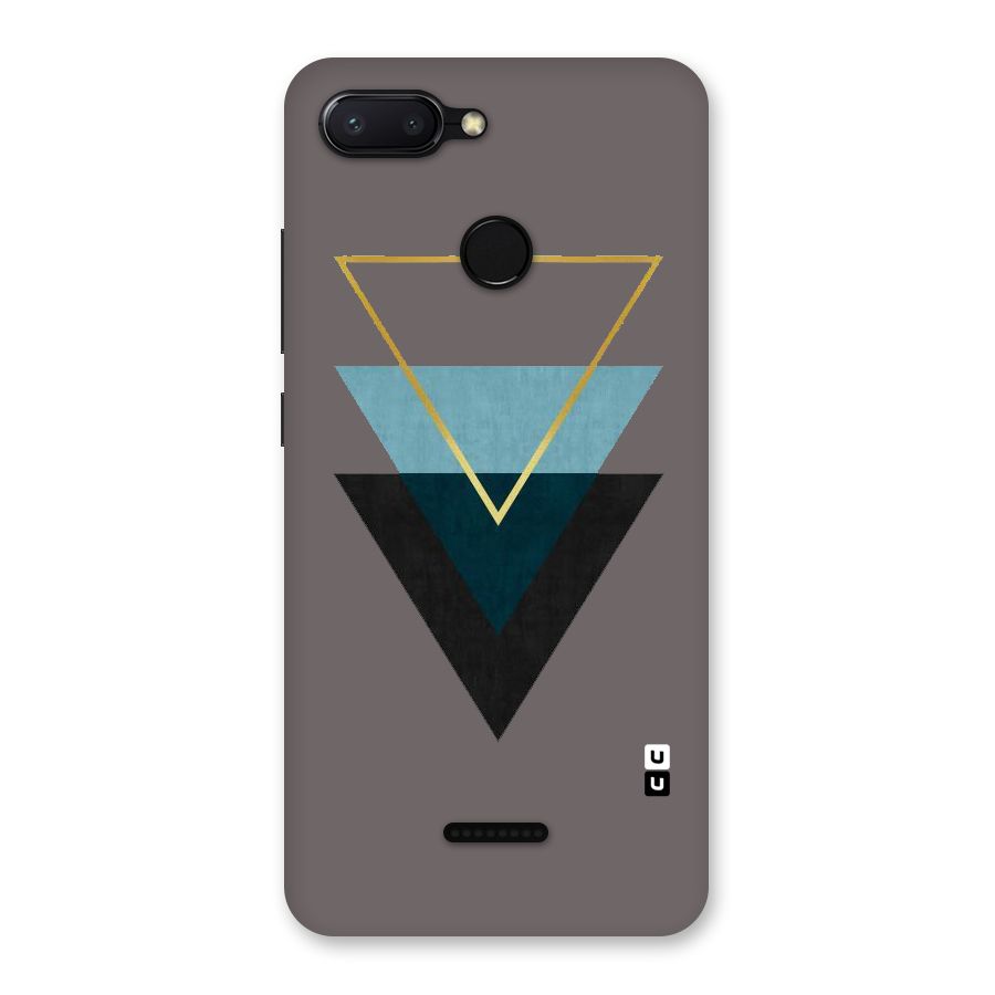 Pastel Triangle Back Case for Redmi 6