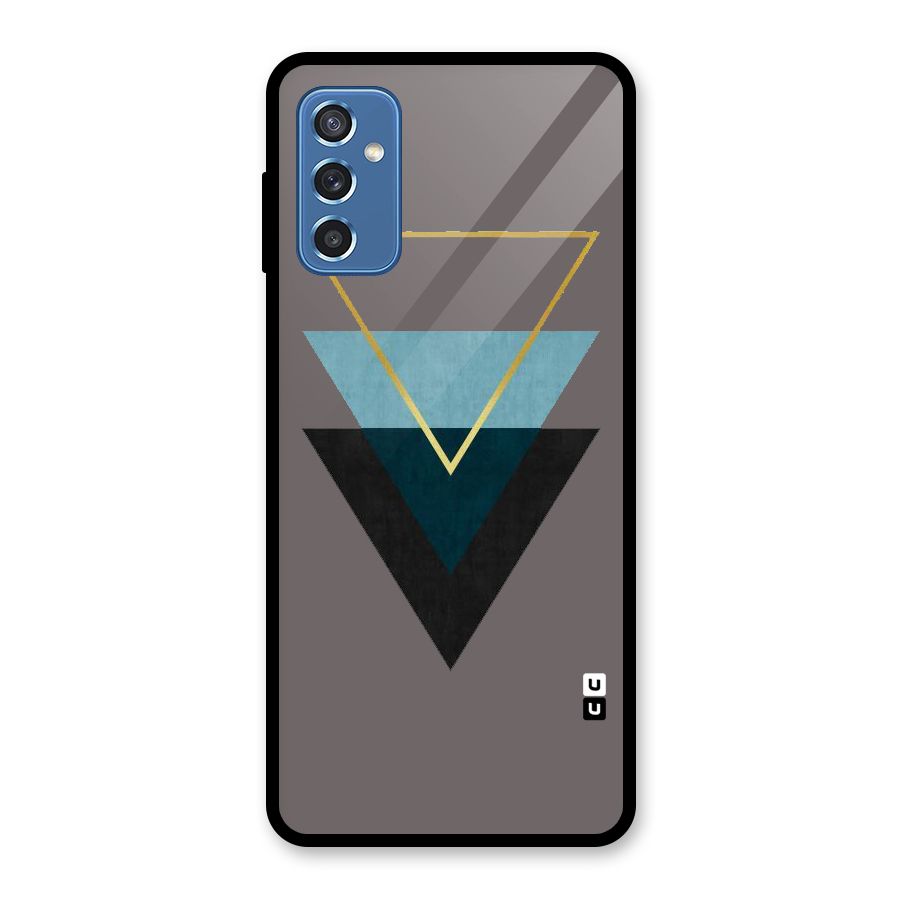 Pastel Triangle Glass Back Case for Galaxy M52 5G